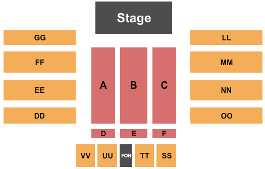 Fantasy Springs Resort & Casino Nurse Blake Seating Chart